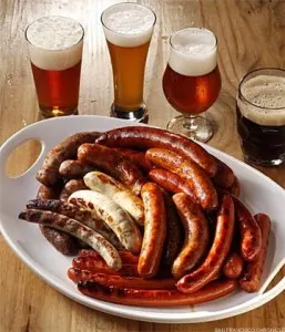 beer-sausages