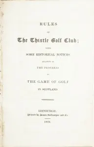 451-37 Rules of the Thistle Golf Club (1)
