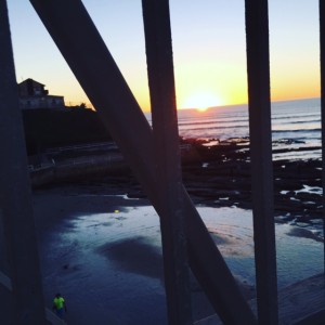 gate sunset