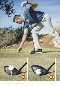 tee shot - page one